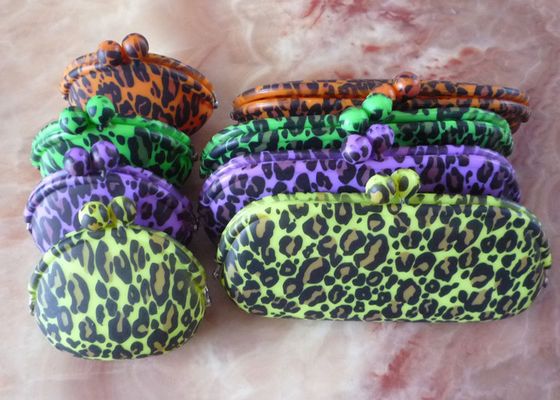 Σακούλα πορτοφολιών νομισμάτων σιλικόνης ύφους του Μεξικού με το αποτυπωμένο σε ανάγλυφο ζωηρόχρωμο πορτοφόλι