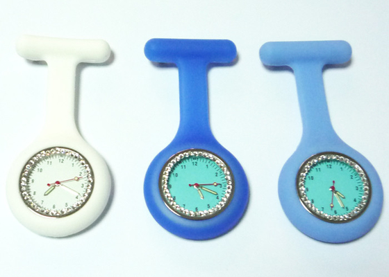 FOB ρολόι νοσοκόμων σιλικόνης διαμαντιών