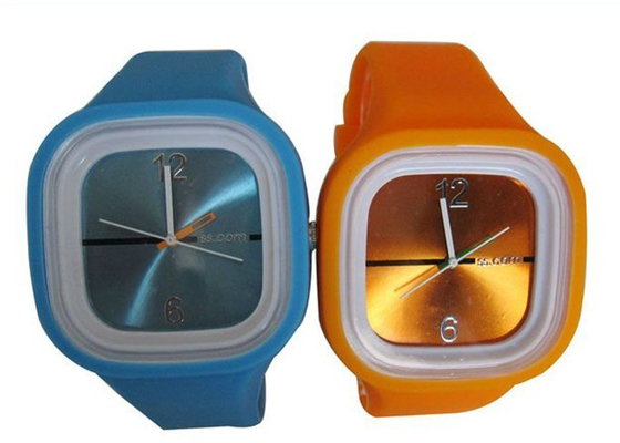 ζελατίνα ρολογιών πυριτίου καραμελών ζελατίνας σιλικόνης μόδας wristwatch
