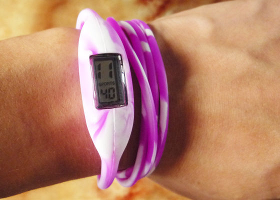 Ανάμεικτο χρώματος μόδας σιλικόνης ιονικό ρολόι προώθησης αθλητικών ρολογιών αρνητικό ιονικό