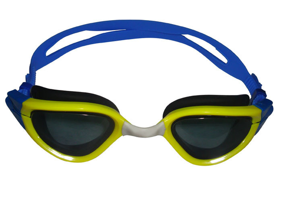 Αντι-UV προστασία προστατευτικών διόπτρων κολύμβησης των κίτρινων μαύρων μπλε παιδιών